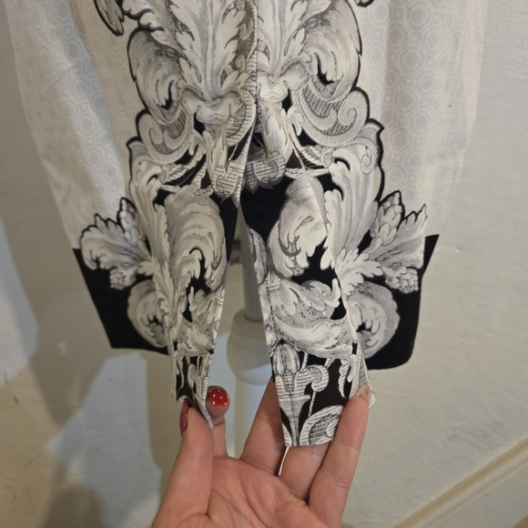 New York & Company Black and White Pencil Skirt Size 0 - Picture 3 of 6